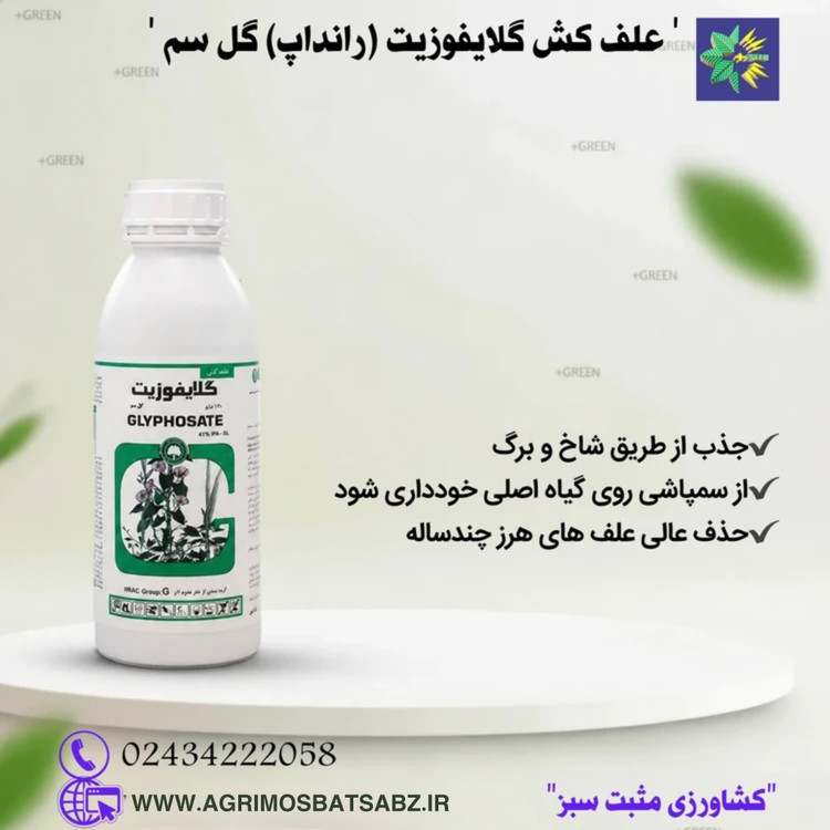 علف کش گلایفوزیت (رانداپ)گل سم