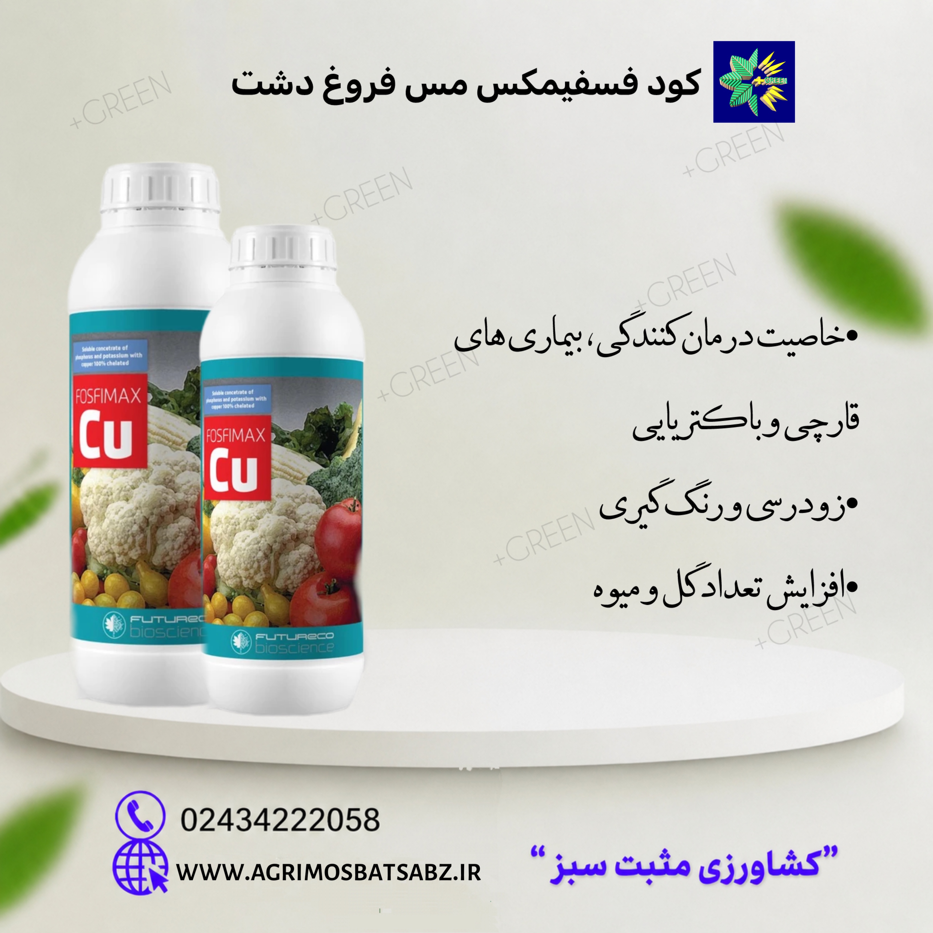 کود فسفیمکس مس فروغ دشت