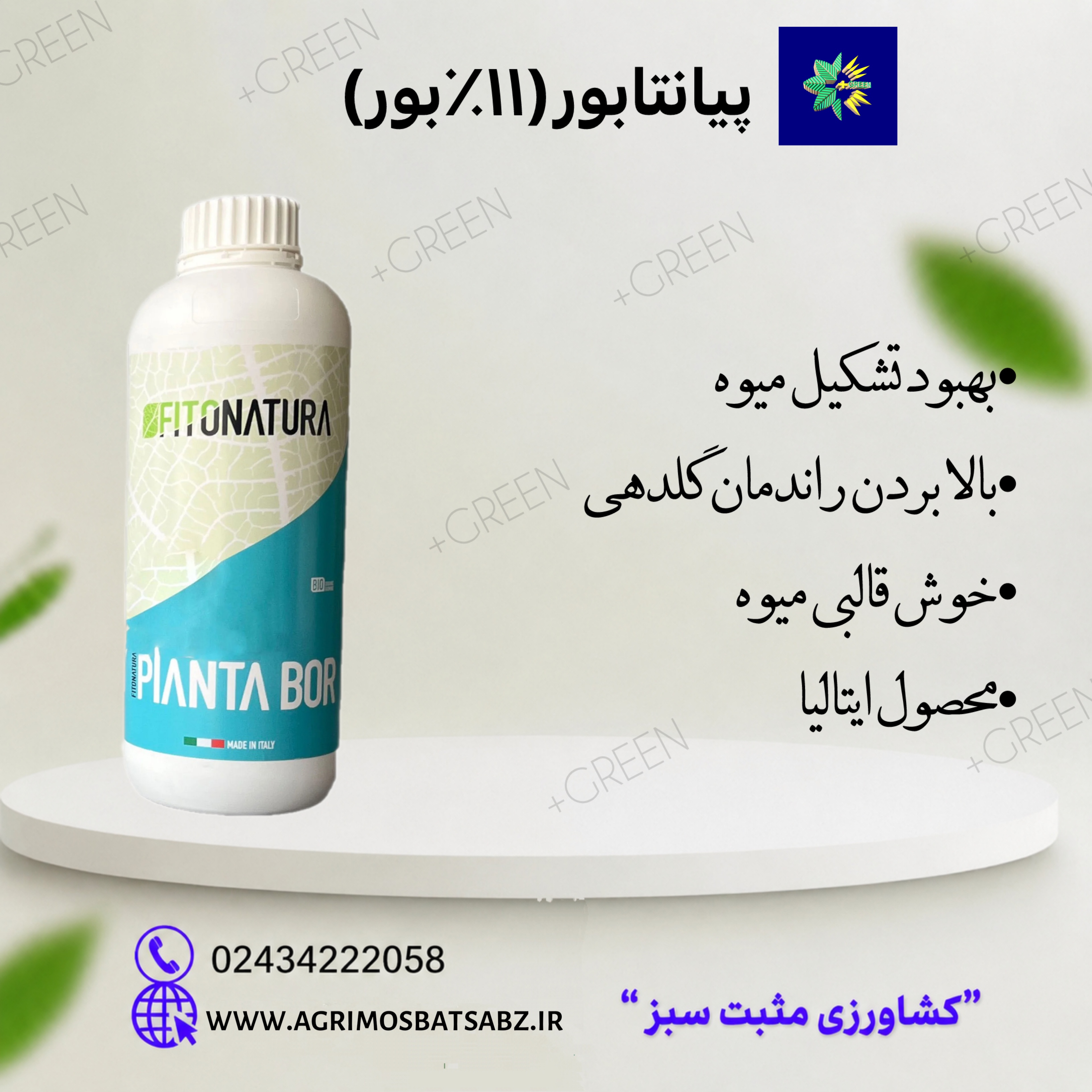 کود مایع فیتوناتورا پیانتا بور 1 لیتری